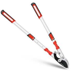 EXPPAZA Heavy Duty Garden Loppers - Lightweight And Labor-saving Tree Loppers - Extendable Long Handles For 680mm to 940mm - 2-inch Cutting Capacity