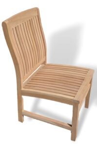 Field & Hawken - Marlborough Teak Garden Chair | Teak Outdoor Dining Armchair | Solid Teak Construction | Delivered Fully Assembled