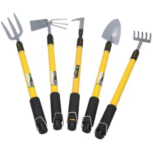 AB Tools 5PC Garden Rake
