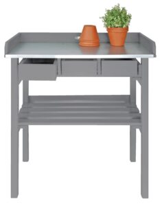 Fallen Fruits Garden Work Bench - Grey