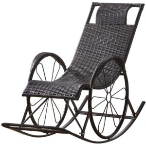 DFANCE Lightweight Relax Rocking Sun Lounger Chair Recliner Relaxing Chair