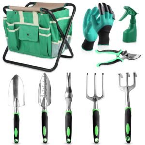 Wofeili 9 PCS All-in-one Garden Tools Set