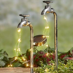 Star Shower Garden Art Light Decoration - 38" Led Strands