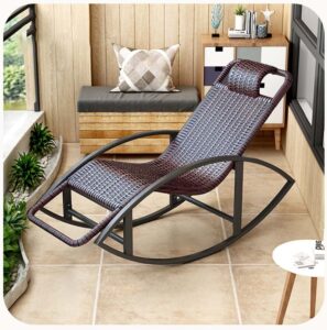HQHM S-shaped Rocking Chair Relaxing Chair