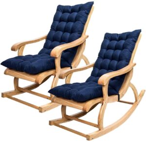 RYITY Rocking outdoor chair cushions with Ties