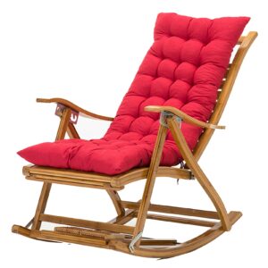 INTHEL S-shaped Bamboo Rocking Chair