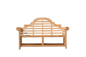 Field & Hawken - Lutyens 3 Seater Teak Garden Bench | 1.5m Teak Outdoor Bench |5ft Lutyens Design Teak Bench | Quality Certified Indonesian Plantation Teak | Delivered Assembled - Ready to Use