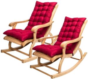 RYITY Rocking outdoor chair cushions with Ties