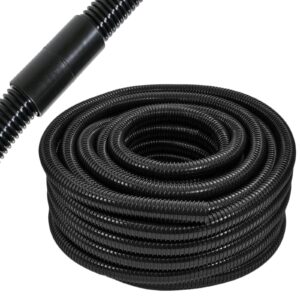 SPARES2GO 5 Metre Pond Hose Corrugated Flexible Garden Marine Tube (5m