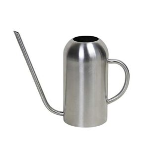 Automatic Irrigation Equipment 1500ml Stainless Steel Garden Watering Can gardening tools and equipment Water Bottle for Bonsai Watering Can water plant Flower for Lawns and Gardens (Color : Silver)