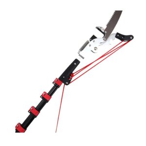JXYQ Telescopic Pole Saws 6M/20FT Professional Tree Pruners Extendable Pruning Saw Gardening Landscaping Branch Saw Lopper Tools Telescopic Rod Saw with Blade Saw and Nylon Cord