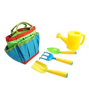 Leyeet Gardening Tools Children Gardening Set Gardening Tools with Carrying Bag Watering Can Rake s1 outdoor gardening sets colorful garden tools for garden tool set for garden tool set for outdoor ga