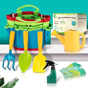 7pcs Kids Gardening Tools - Children Garden Tools Set Kids Garden Toys with Gloves