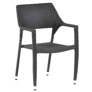 Designer Oasis Stacking Rattan Garden Armchair - A patio arm chai