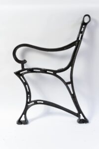 SEZAM Cast Iron Bench Legs Black x 2 pcs