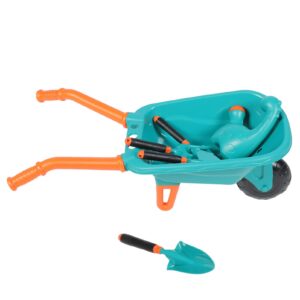 TOYANDONA Kids Gardening Tools Kids Garden Tool Toys Set Kids Wheelbarrow Mini Gardening Shovels Set Including Wheelbarrow