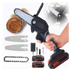 YYAI-HHJU 4 Inch Cordless Electric Chain Saw