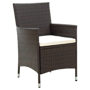JXJMEI Garden Chairs with High-Back Seat Cushions
