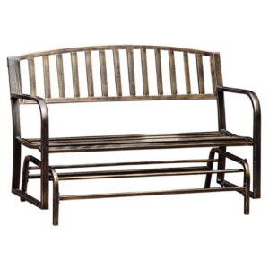 WZXCV 2 Seats Outdoor Swing Patio Glider Bench Swing Chair