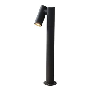 Outdoor Post Lights Mains Powered IP65 Waterproof 6W LED 2700K Warm White Adjustable Post Spot Light Aluminum Pathway Lamp