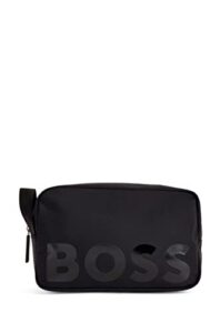 BOSS Mens Catch Washbag Recycled-nylon washbag with logo Size