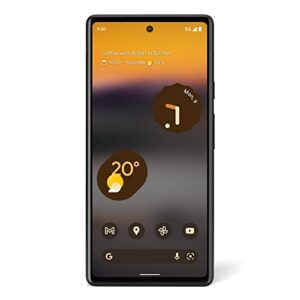 Google Pixel 6a – Unlocked Android 5G Smartphone with 12 megapixel camera and 24-hour battery – Carbo