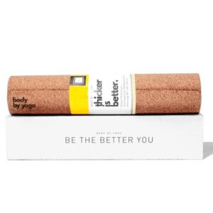 Body By Yoga Cork Yoga Mat Non Slip