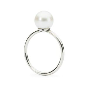 Trollbeads Silver 925 White Pearl Ring