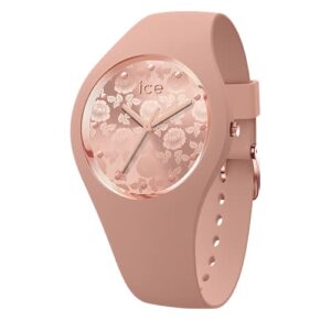 Ice-Watch - ICE Flower Blush Chic - Women's Wristwatch with Silicon Strap - 019211 (Medium)