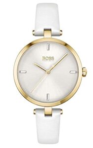BOSS Women's Analog Quartz Watch with Leather Strap 1502588