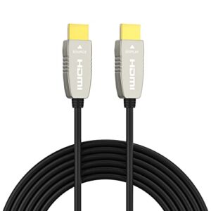 RUIPRO HDMI Fiber Cable Light High Speed Support 18.2 Gbps 4K at 60Hz HDMI 2.0 Subsampling 4:4:4/4:2:2/4:2:0 Slim and Flexible With Optic Technology (5m)