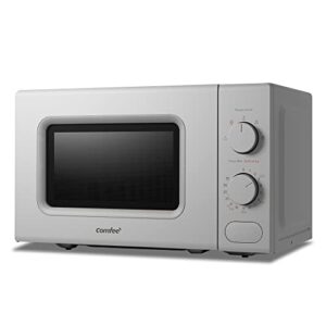 COMFEE' 700W 20L Grey Microwave Oven With 5 Cooking Power Levels