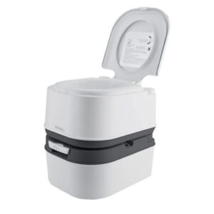 SEEZSSA 24 L Portable Camping Toilets Emergency Commode Porta Potty with Waste Level Indicator & Removable Tank for Pregnant Women Elderly Indoor Outdoor Hiking Travel RV Caravan Easy Cleaning