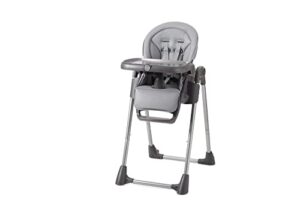 Silver Cross Baby High Chair–Premium High Chairs for Babies and Toddlers from Birth to 3 Years Old–Foldable High Chair–Fully Adjustable Baby Chair with Detachable Feeding Tray & Footrest–Cool Grey