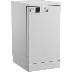 Beko DVS04X20W Slimline Dishwasher - White - E Rated