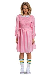 Disguise Official Premium Eleven Stranger Things Costume Adult includes Iconic Eleven Socks