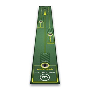 WELLPUTT - Golf Putting Training Mat - 3m / 10ft Start 2.