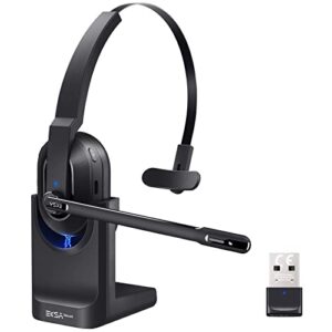 EKSA H5 Bluetooth Headset with Microphone AI-Powered ENC