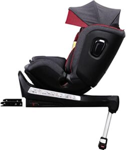 Jovikids ISOFIX Car Seat 360 Swivel with Support Leg and Side Protection for Group 0/1/2/3 Rearward and Forward Facing