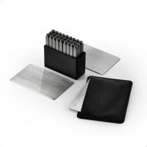 SecuX – XSEED Plus - Secure Bitcoin Wallet Crypto Seed Storage Steel Plates (Steel Punch Set Included) Compatible with SecuX
