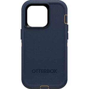 OtterBox DEFENDER SERIES SCREENLESS EDITION for iPhone 14 Pro (ONLY) - BLUE SUEDE SHOES (Blue)