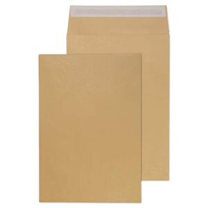 Blake Purely Packaging C3 450 x 324 x 30 mm 140 gsm Gusset Pocket Peel & Seal Envelopes (G55501) Manilla - Pack of 125