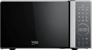 Beko Solo Digital Touch Control Microwave MOC20130SFB |Silver Design | 20L Capacity| 700W Power | Includes Auto-Defrost