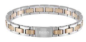 BOSS Jewelry Men's METAL LINK ESSENTIALS Collection Link Bracelet - 1580056