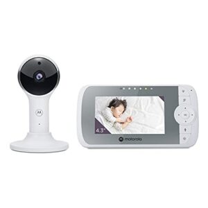 Motorola Nursery VM64 Connect - Video Baby Monitor with Camera and Night Vision - Two-Way Talk - Motorola Nursery App - Magnetic Camera Mount