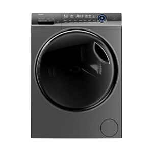 Haier i-Pro Series 7 HW90-B14979S8TU1 Wifi Connected 9Kg Washing Machine with 1400 rpm - Graphite - B Rated