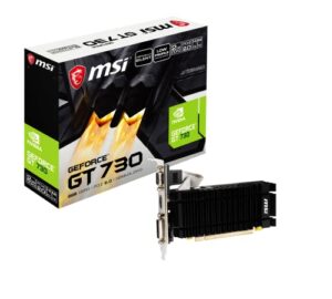 MSI GeForce GT 730N730K-2GD3H/LPV1 Graphics Card - 2GB DDR3