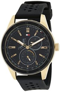 Tommy Hilfiger Men's Analogue Quartz Watch with Silicone Strap 1791636