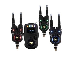 New Direction Tackle Smart Bite Alarm 3+1 (K9s+R9s) Set For Carp Fishing