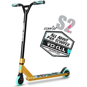 VOKUL TRII S2 Stunt Scooter - Freestyle Pro Spec 360 Degree - Tricks Scooter for Age 6+ Beginners Kids Boys Girls Teens